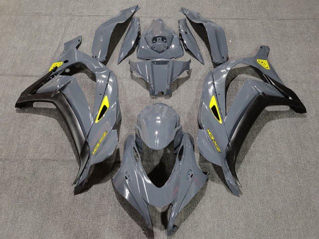 2016-2019 Nardo Gris & Noir Kawasaki ZX10R Carénage Moto 2016-2019 Nardo Gris & Noir Kawasaki ZX10R Carénage Moto