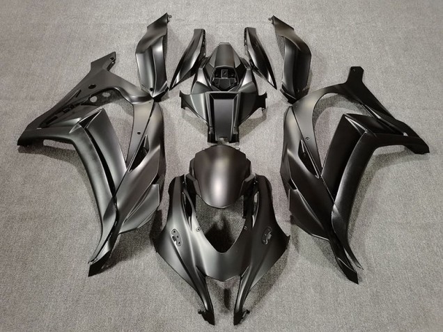 2016-2019 Noir Mat Kawasaki ZX10R Carénage Moto 2016-2019 Noir Mat Kawasaki ZX10R Carénage Moto
