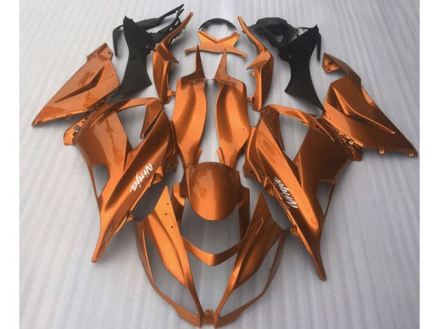 2016-2019 Orange Bonbon Brillant Kawasaki ZX10R Carénage Moto 2016-2019 Orange Bonbon Brillant Kawasaki ZX10R Carénage Moto