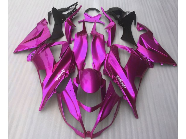 2016-2019 Rose Bonbon Brillant Kawasaki ZX10R Carénage Moto 2016-2019 Rose Bonbon Brillant Kawasaki ZX10R Carénage Moto
