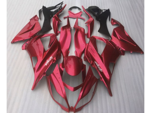 2016-2019 Rouge Bonbon Brillant Kawasaki ZX10R Carénage Moto 2016-2019 Rouge Bonbon Brillant Kawasaki ZX10R Carénage Moto