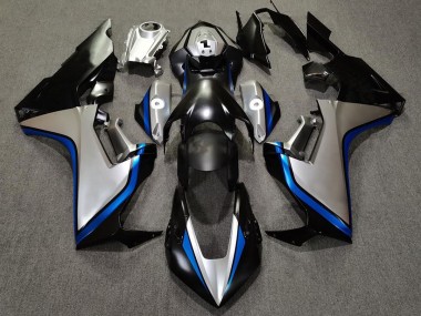 2017-2023 Argent & Noir & Bleu Honda CBR1000RR Carénage Moto