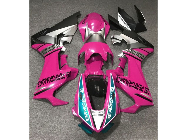 2017-2023 Rose Brillant & Bleu Clair Honda CBR1000RR Carénage Moto 2017-2023 Rose Brillant & Bleu Clair Honda CBR1000RR Carénage Moto