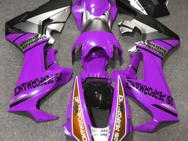 2017-2023 Violet Brillant & Orange Honda CBR1000RR Carénage Moto