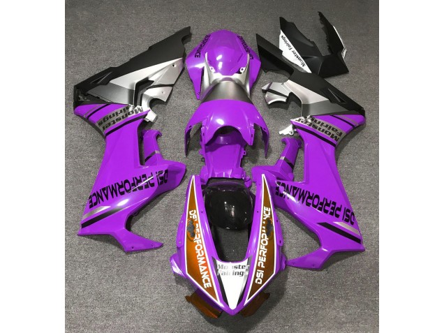 2017-2023 Violet Brillant & Orange Honda CBR1000RR Carénage Moto 2017-2023 Violet Brillant & Orange Honda CBR1000RR Carénage Moto