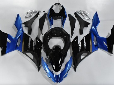 2018-2023 Bleu & Noir Kawasaki Ninja 400 Carénage Moto