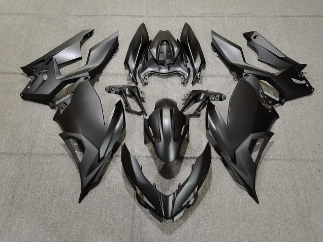 2018-2023 Noir Mat Kawasaki Ninja 400 Carénage Moto 2018-2023 Noir Mat Kawasaki Ninja 400 Carénage Moto