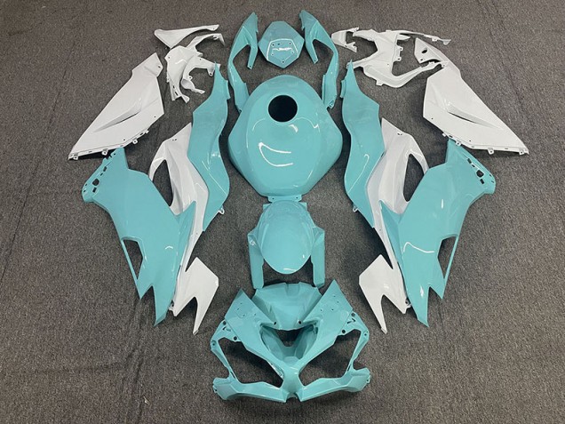 2019-2023 Aqua Kawasaki ZX6R Carénage Moto 2019-2023 Aqua Kawasaki ZX6R Carénage Moto