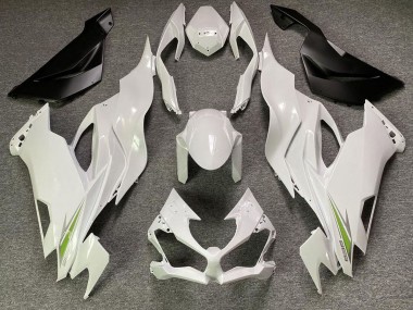 2019-2023 Perle Blanche Kawasaki ZX6R Carénage Moto