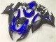 Carénages Moto Suzuki GSXR 600/750 2006-2007 - Bleu Noir Mat