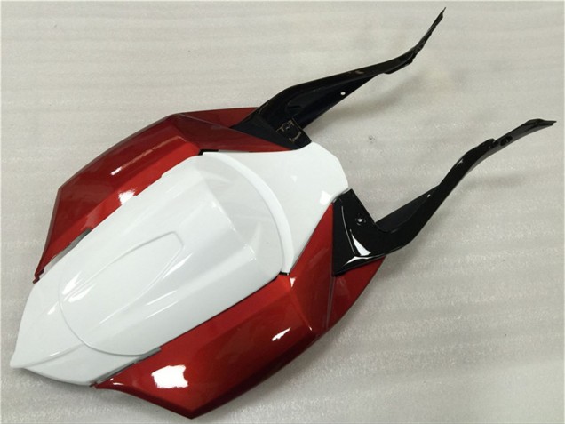 Carénages Moto Suzuki GSXR 600/750 2008-2010 - Blanc Rouge Noir Brillant