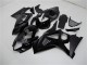 Carénages Moto Suzuki GSXR 1000 2007-2008 - Noir Brillant Noir Mat No Décalque