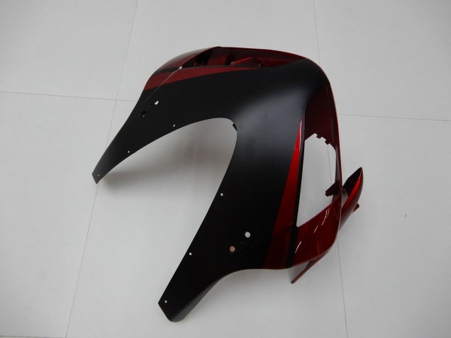 Carénages Moto Honda CBR600RR 2003-2004 - Rouge Noir Mat Bande
