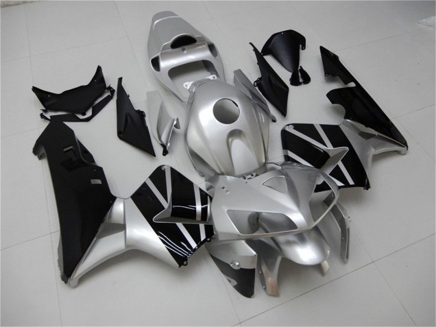 Carénage Moto Honda CBR600RR 2005-2006 - Argent Noir