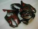 Carénages Moto Honda CBR600 F4i 2004-2007 - Noir Brillant Rouge Flamme