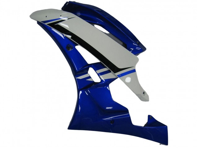 Carénages Moto Yamaha YZF R6 2006-2007 - Bleu Blanc Noir