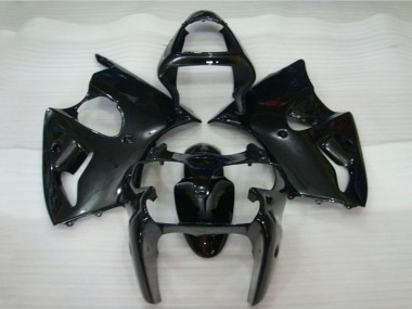 Carénages Moto Kawasaki ZX6R 2000-2002 - Noir Brillant