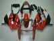 Carénages Moto Kawasaki ZX6R 2000-2002 - Blanc Rouge Noir Brillant