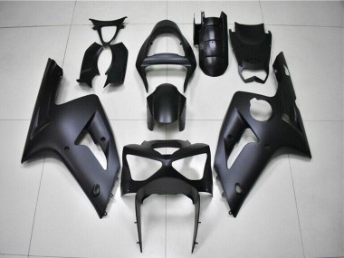Carénages Moto Kawasaki ZX6R 2003-2004 - Noir Mat