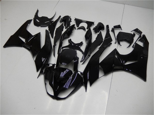 Carénages Moto Kawasaki ZX6R 2009-2012 - Noir Brillant