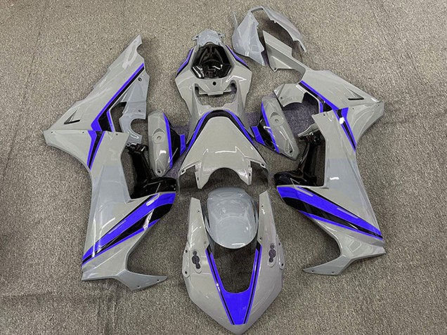 Carénages Moto Honda CBR1000RR 2017-2024 - Nardo Gris Bleu Bande