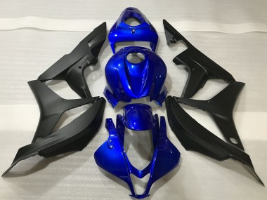 Kits Carénage Moto Honda CBR600RR 2007-2008 - Bleu Noir Mat