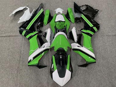 Carénage Moto Honda CBR1000RR 2017-2023 - Blanc Vert Noir Brillant