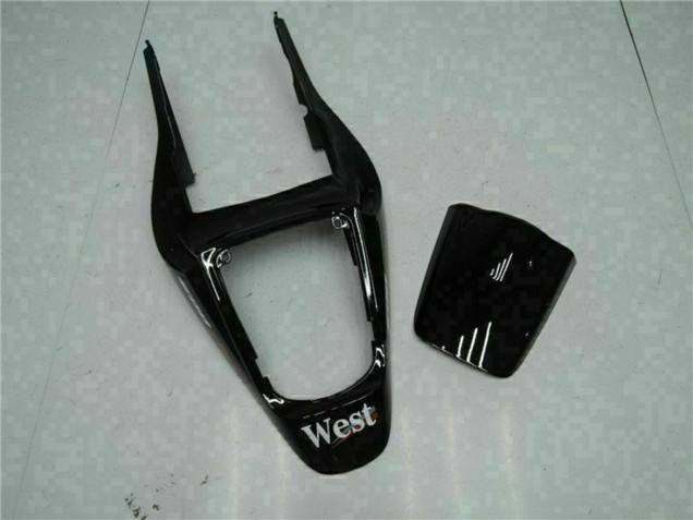 Carénages Moto Honda CBR600RR 2003-2004 - Noir Brillant Blanc West Mobil
