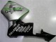 Carénage Moto Honda CBR600RR 2003-2004 - Argent Vert Noir Brillant