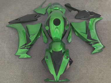 Carénages Moto Honda CBR1000RR 2012-2016 - Vert Noir Brillant Style