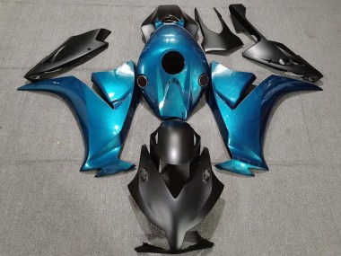 Carénages Moto Honda CBR1000RR 2012-2016 - Bleu Noir Mat