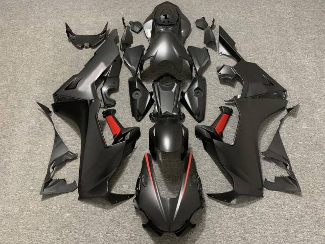 Carénages Moto Honda CBR1000RR 2017-2024 - Noir Mat Rouge