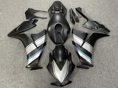 Carénages Moto Honda CBR1000RR 2012-2016 - Argent Bleu Clair Noir Mat