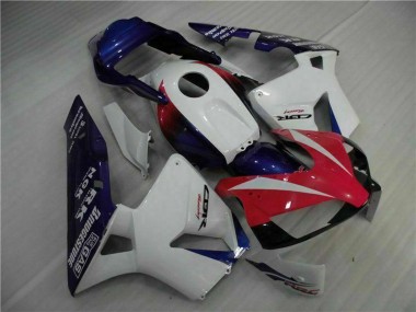 Carénage Moto Honda CBR600RR 2003-2004 - Blanc Rouge Bleu