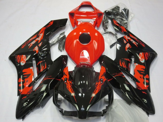 Carénages Moto Honda CBR1000RR 2004-2005 - Rouge Noir Brillant Le Mis