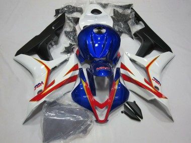 Carénage Moto Honda CBR600RR 2007-2008 - Blanc Rouge Bleu HRC