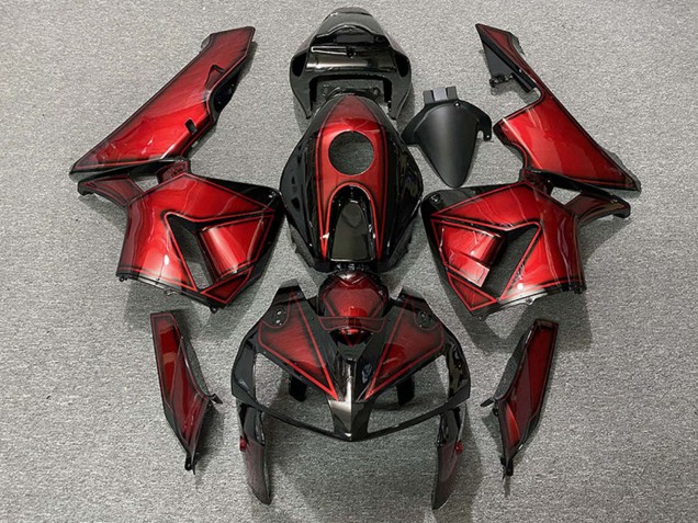 Carénages Moto Honda CBR600RR 2005-2006 - Rouge Bonbon Profond
