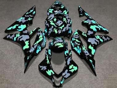 Carénages Moto Honda CBR600RR 2007-2008 - Vert Gris Camouflage