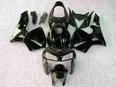 Carénages Moto Honda CBR600RR 2005-2006 - Noir Brillant Blanc