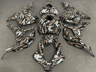 Carénages Moto Honda CBR600RR 2009-2012 - Tan Argent Camouflage