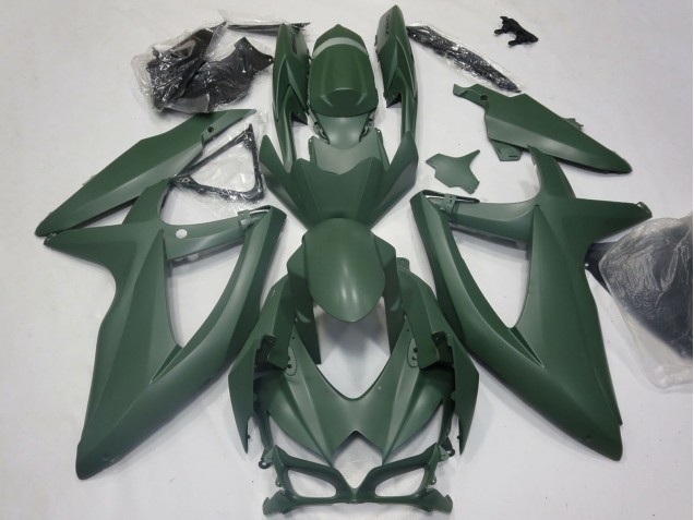 Carénages Moto Suzuki GSXR 600 / GSXR 750 2008-2010 - Vert Armée