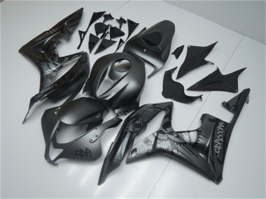 Carénages Moto Honda CBR600RR 2007-2008 - Noir Mat Graffiti