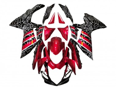 Carénages Moto Suzuki GSXR 600 / GSXR 750 2011-2024 - Rouge Noir Araignée