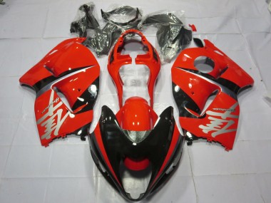 Carénages Moto Suzuki GSXR 1300 1996-2007 - Rouge Noir Argent Décalque