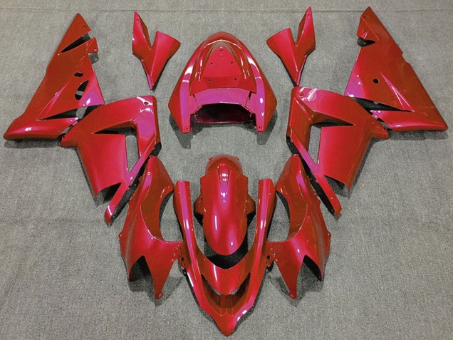 Carénages Moto Kawasaki ZX10R 2004-2005 - Rouge Brillant