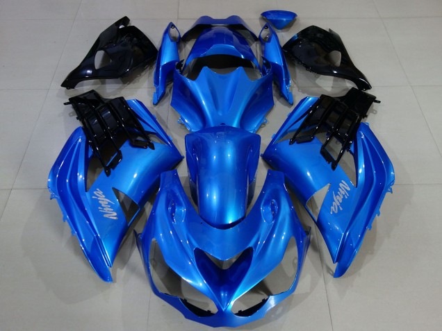 Carénages Moto Kawasaki ZX14R 2012-2024 - Bleu Noir
