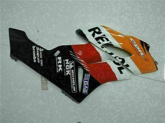 Carénages Moto Honda CBR1000RR 2004-2005 - Orange Blanc Rouge Noir Repsol