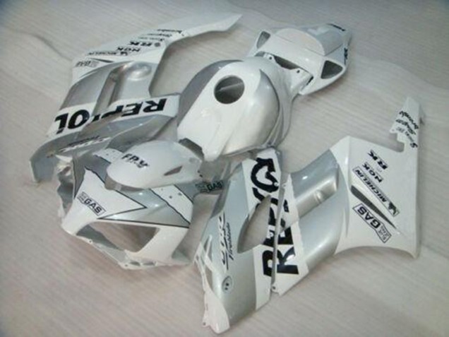 Carénage Moto Honda CBR1000RR 2004-2005 - Blanc Argent Noir Repsol