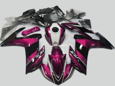 Kits Carénage Moto Yamaha R3 2015-2018 - Violet Blanc Noir Brillant