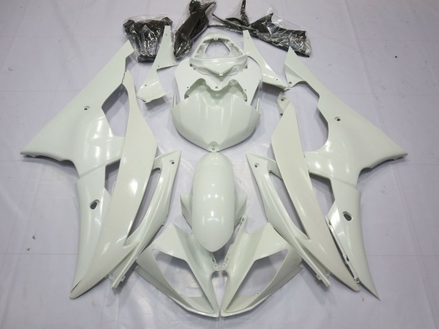 Carénages Moto Yamaha R6 2008-2016 - Blanc Perle